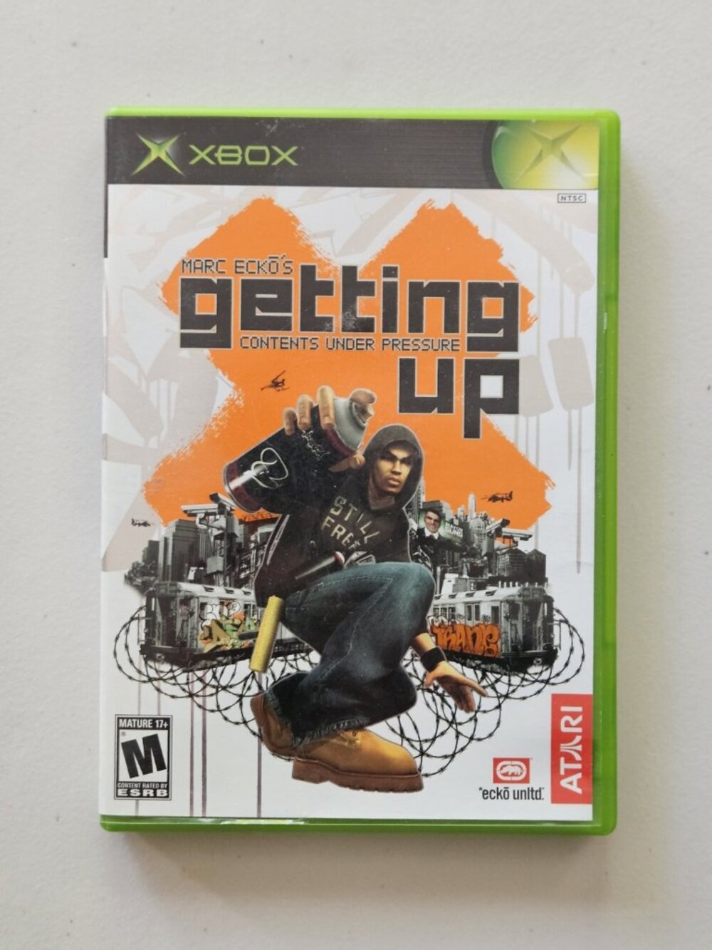 Marc Ecko Getting Up Contents Under Pressure Original Xbox CIB